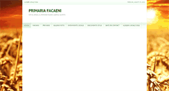 Desktop Screenshot of primariafacaeni.ro